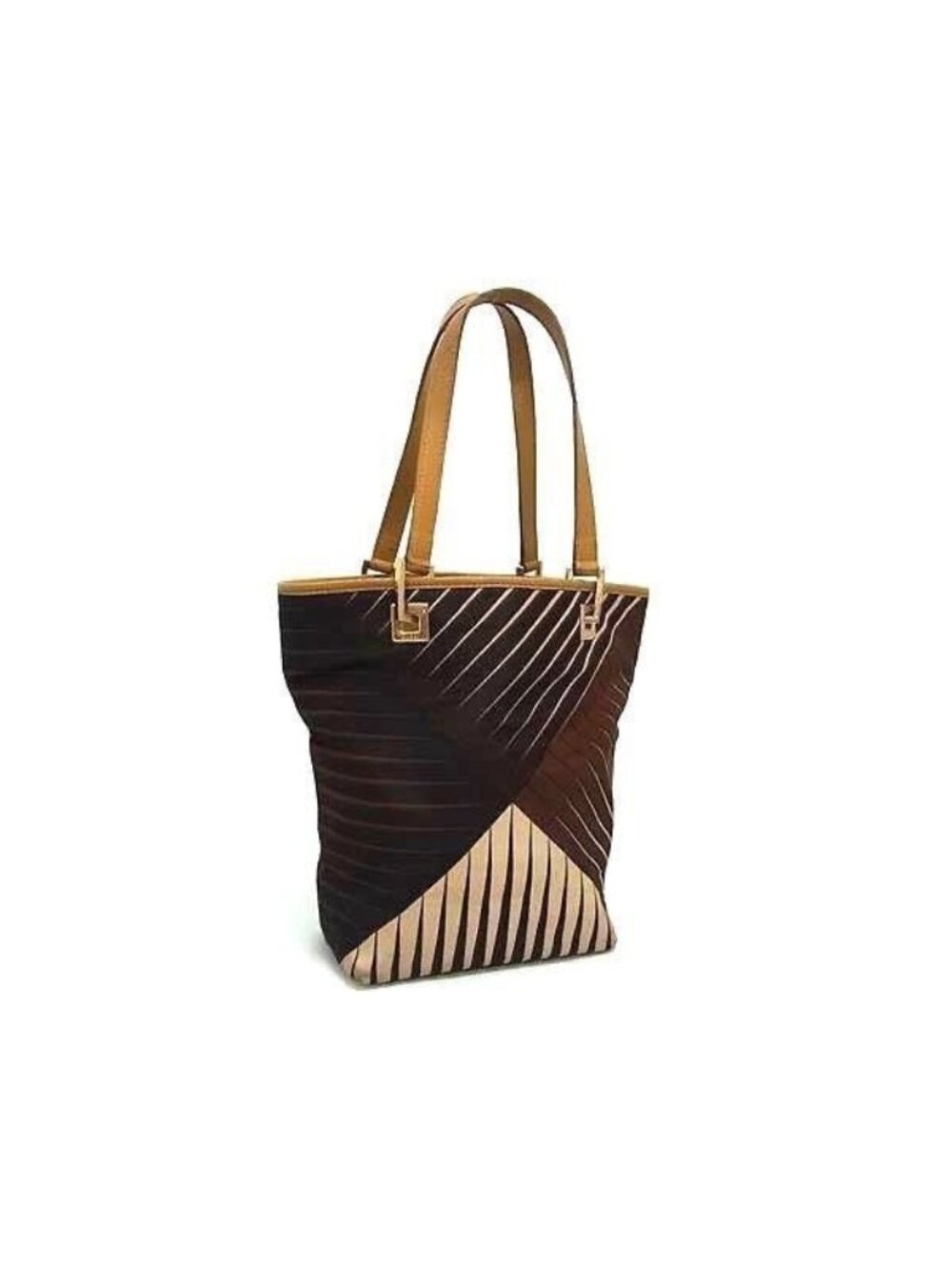 B-5. Gucci Block Pattern Tote